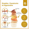 Silikon Stapelbecher Chocolate Bliss - FR Infographic