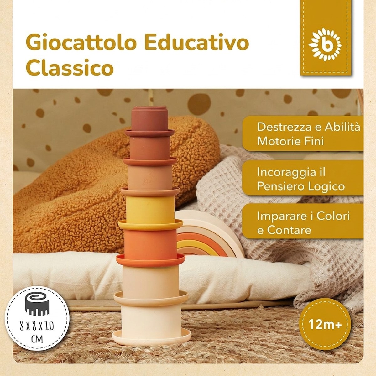 Silikon Stapelbecher Chocolate Bliss - IT Infographic