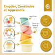 Silikon Stapelbecher Tropical Vibes - FR Infographic