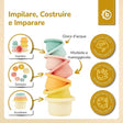 Silikon Stapelbecher Tropical Vibes - IT Infographic