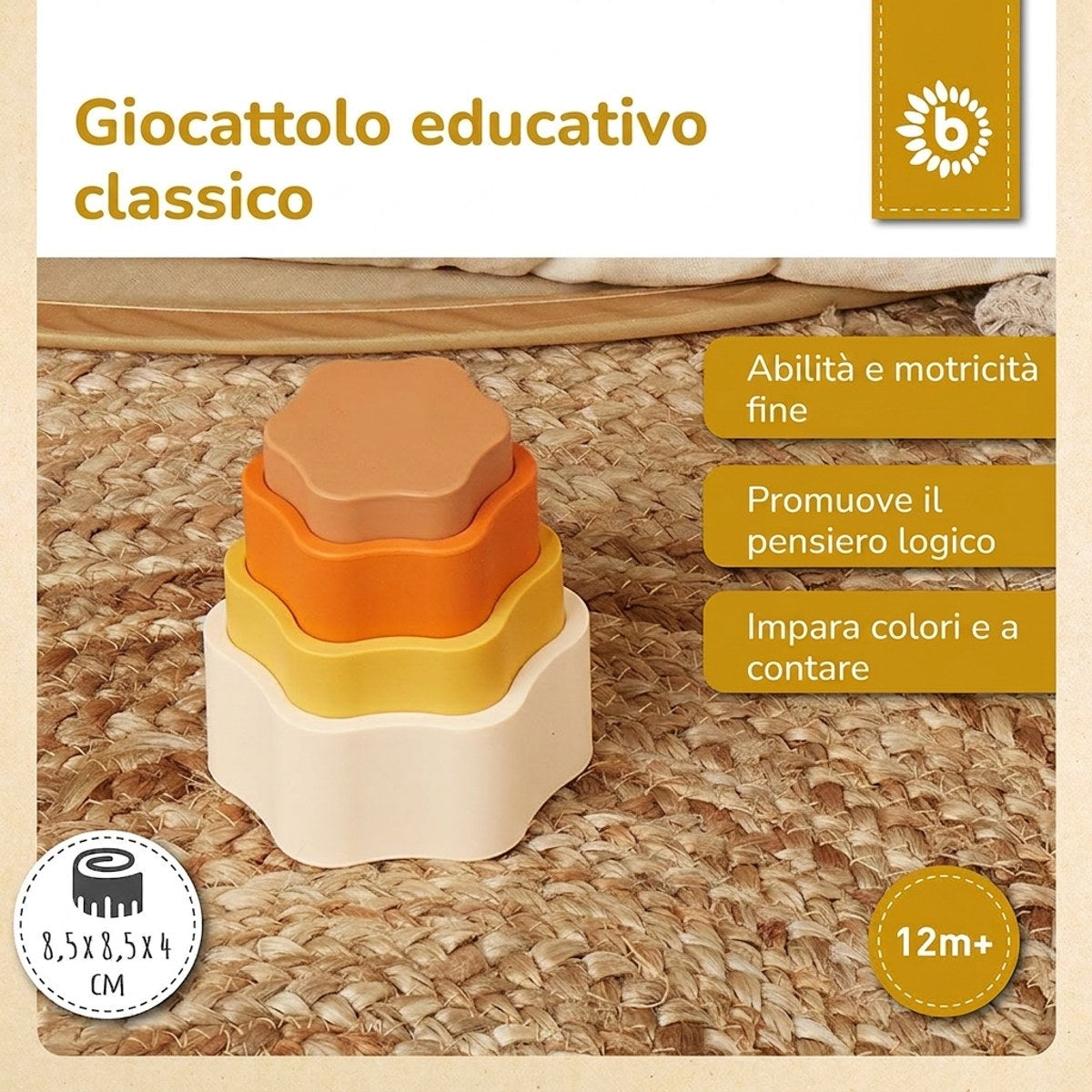 Silikon Stapelspiel Blume Chocolate Bliss - IT Infographic