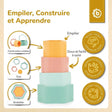 Silikon Stapelspiel Blume Tropical Vibes - FR Infographic
