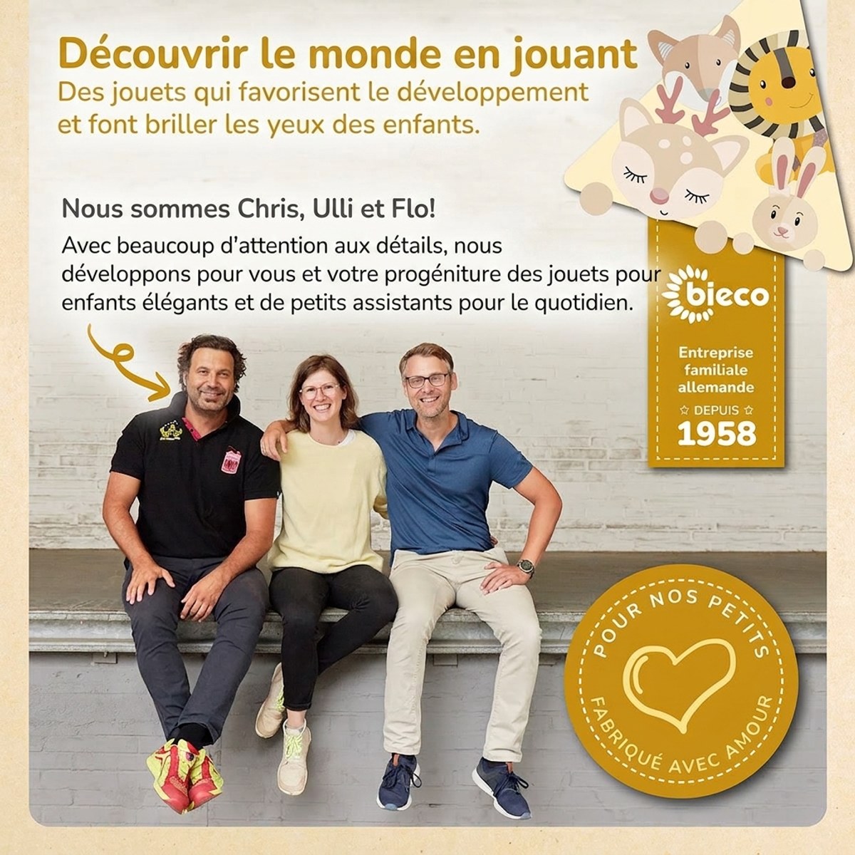 Silikon Stapelspiel Blume Tropical Vibes - FR Infographic