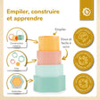 Silikon Stapelspiel Blume Tropical Vibes - FR Infographic