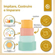 Silikon Stapelspiel Blume Tropical Vibes - IT Infographic