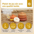 Silikon Stapelturm Chocolate Bliss - FR Infographic
