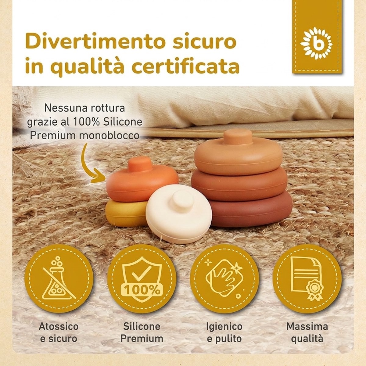 Silikon Stapelturm Chocolate Bliss - IT Infographic