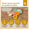 Silikon Stapelturm Tropical Vibes - FR Infographic