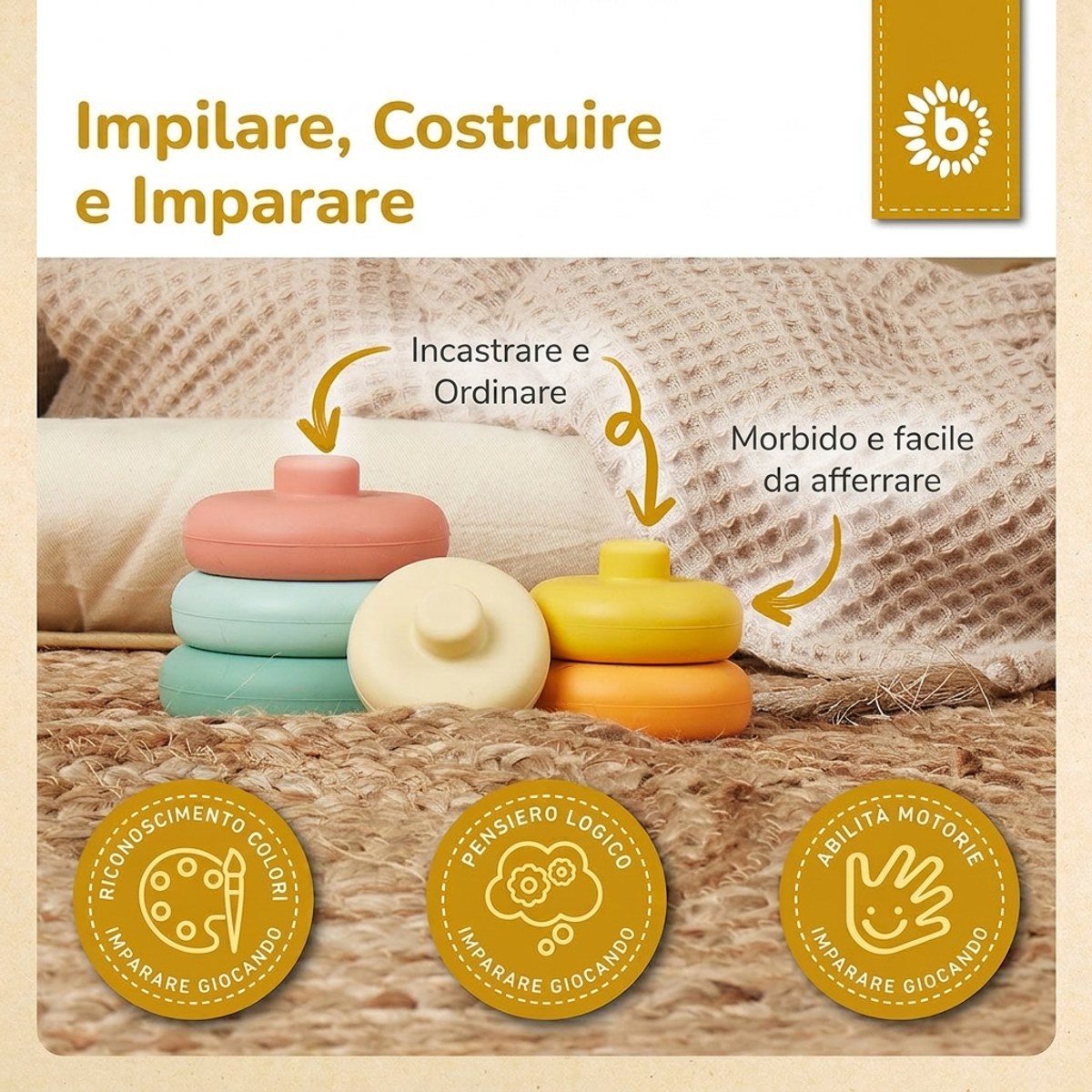 Silikon Stapelturm Tropical Vibes - IT Infographic