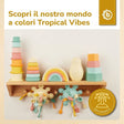 Silikon Stapelturm Tropical Vibes - IT Infographic