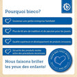 Smartphone blau mit Licht / Sounds - FR Infographic