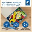 Smartphone blau mit Licht / Sounds - IT Infographic