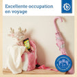 Smartphone rosa mit Licht/Sound - FR Infographic