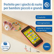 Smartphone rosa mit Licht/Sound - IT Infographic