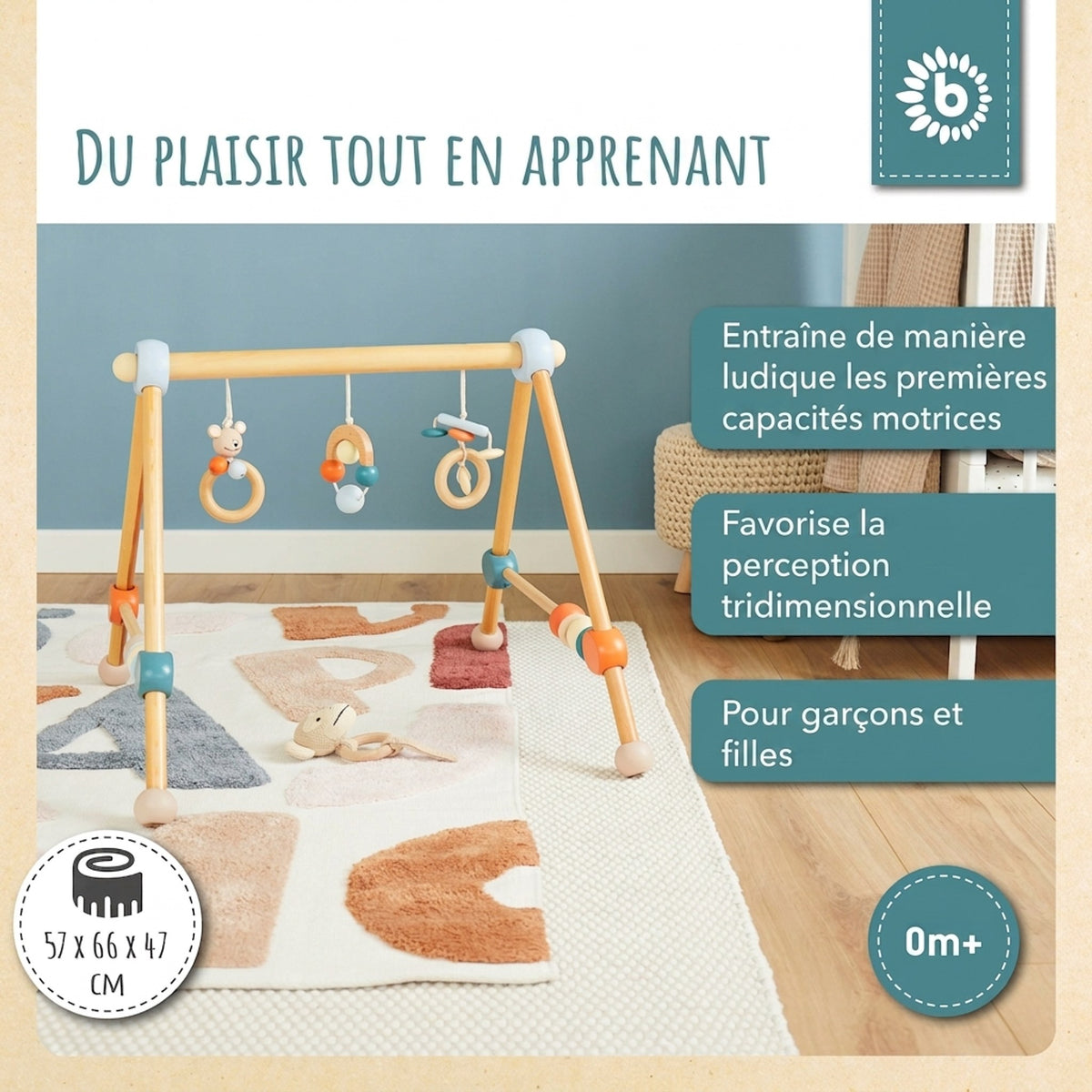 Spielbogen Bär - FR Infographic