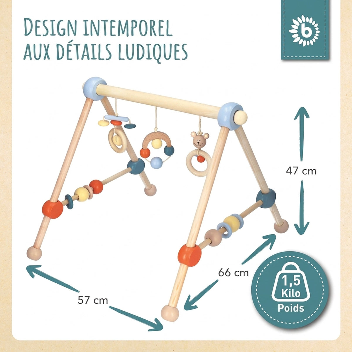 Spielbogen Bär - FR Infographic
