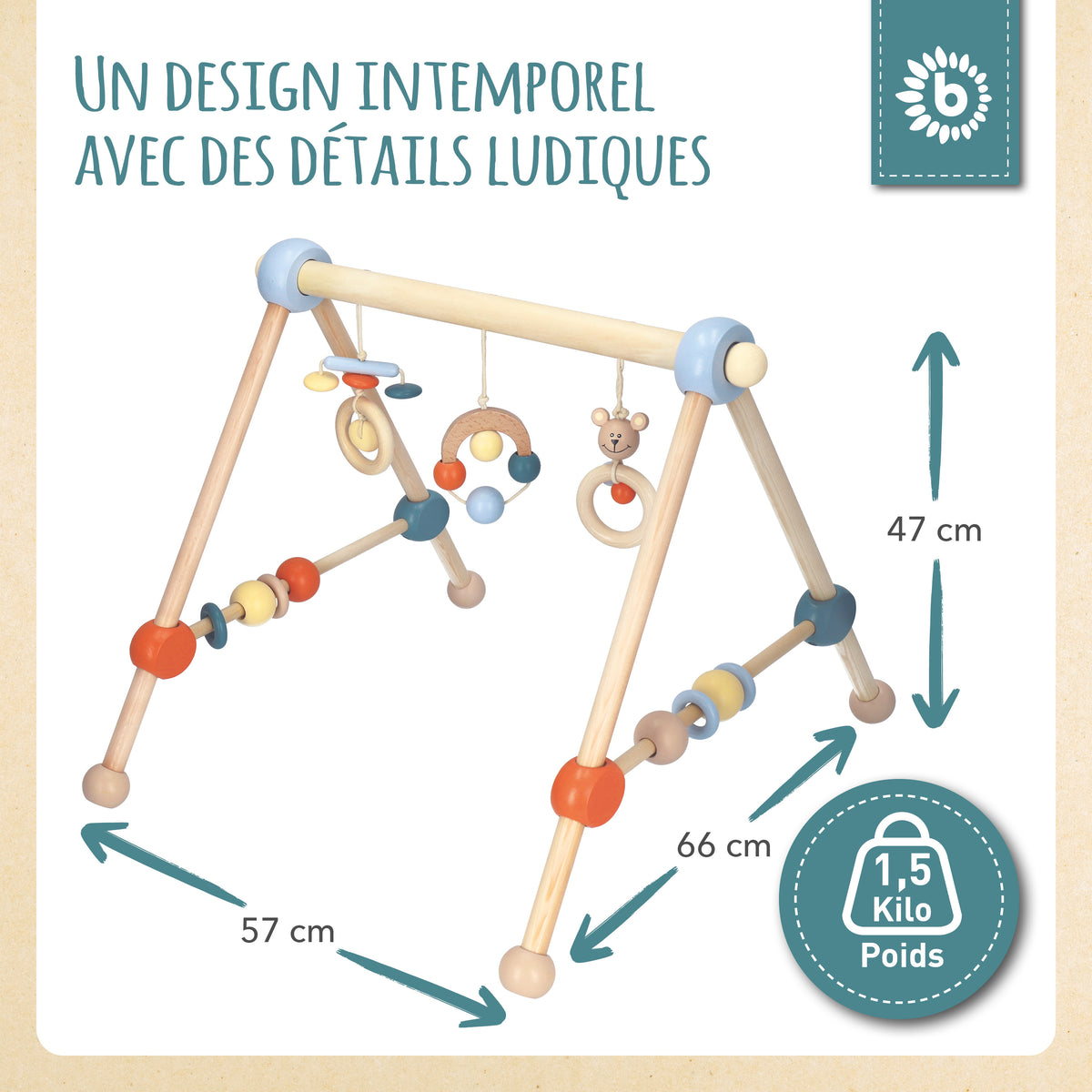 Spielbogen Bär - FR Infographic