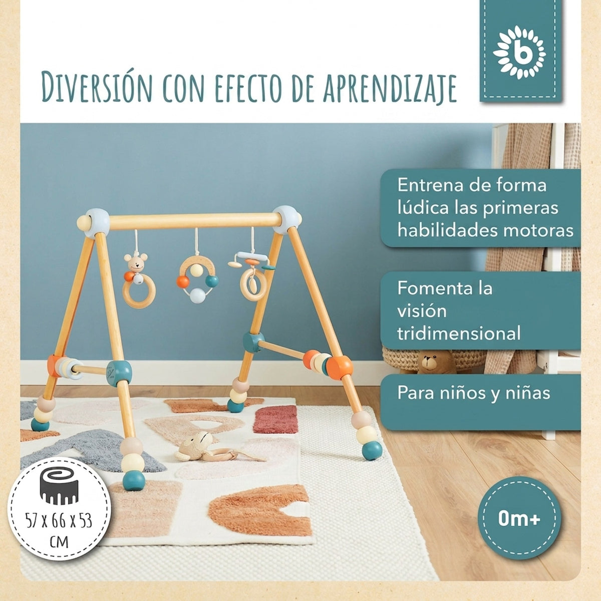 Spielbogen Bär höhenverstellbar - ES Infographic