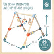 Spielbogen Bär höhenverstellbar - FR Infographic