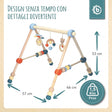 Spielbogen Bär höhenverstellbar - IT Infographic