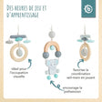 Spielbogen Elefant höhenverstellbar - FR Infographic