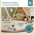 Spielbogen Elefant höhenverstellbar - FR Infographic