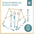 Spielbogen Elefant höhenverstellbar - FR Infographic