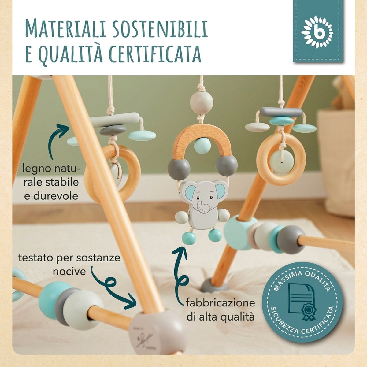 Spielbogen Elefant - IT Infographic