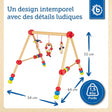 Spielbogen Gymnast - höhenverstellbar - FR Infographic