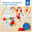 Spielbogen Gymnast - höhenverstellbar - FR Infographic