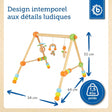 Spielbogen Trendy - höhenverstellbar - FR Infographic