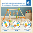 Spielbogen Trendy - höhenverstellbar - FR Infographic