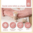 Spieldecke mit Activitybogen Reh Ella - FR Infographic
