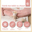 Spieldecke mit Activitybogen Reh Ella - FR Infographic