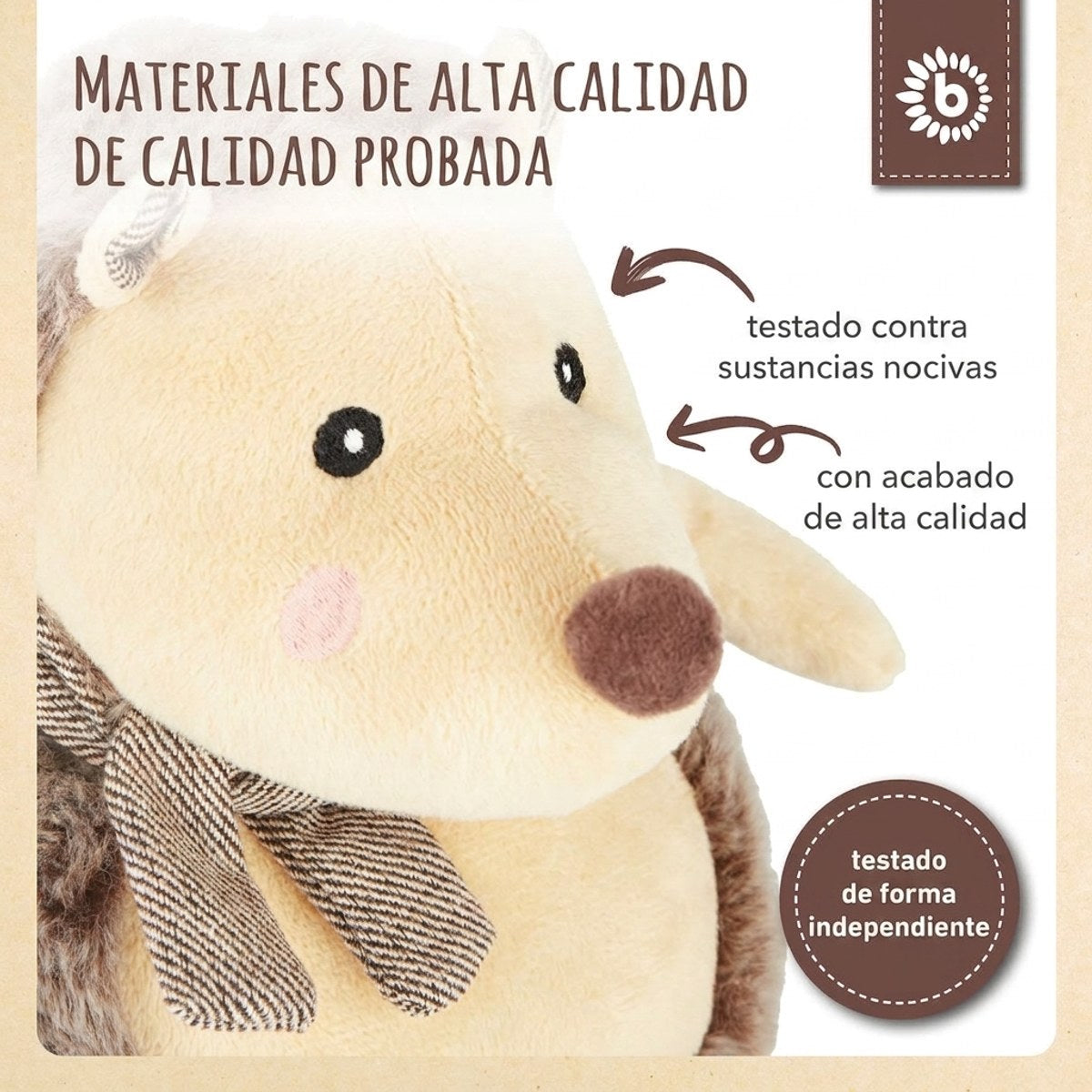 Spielfigur Igel Piksi - ES Infographic