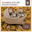 Spielfigur Igel Piksi - FR Infographic