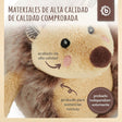 Spielfigur Igel Piksi mit Rassel - ES Infographic