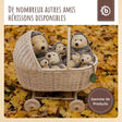 Spielfigur Igel Piksi mit Rassel - FR Infographic