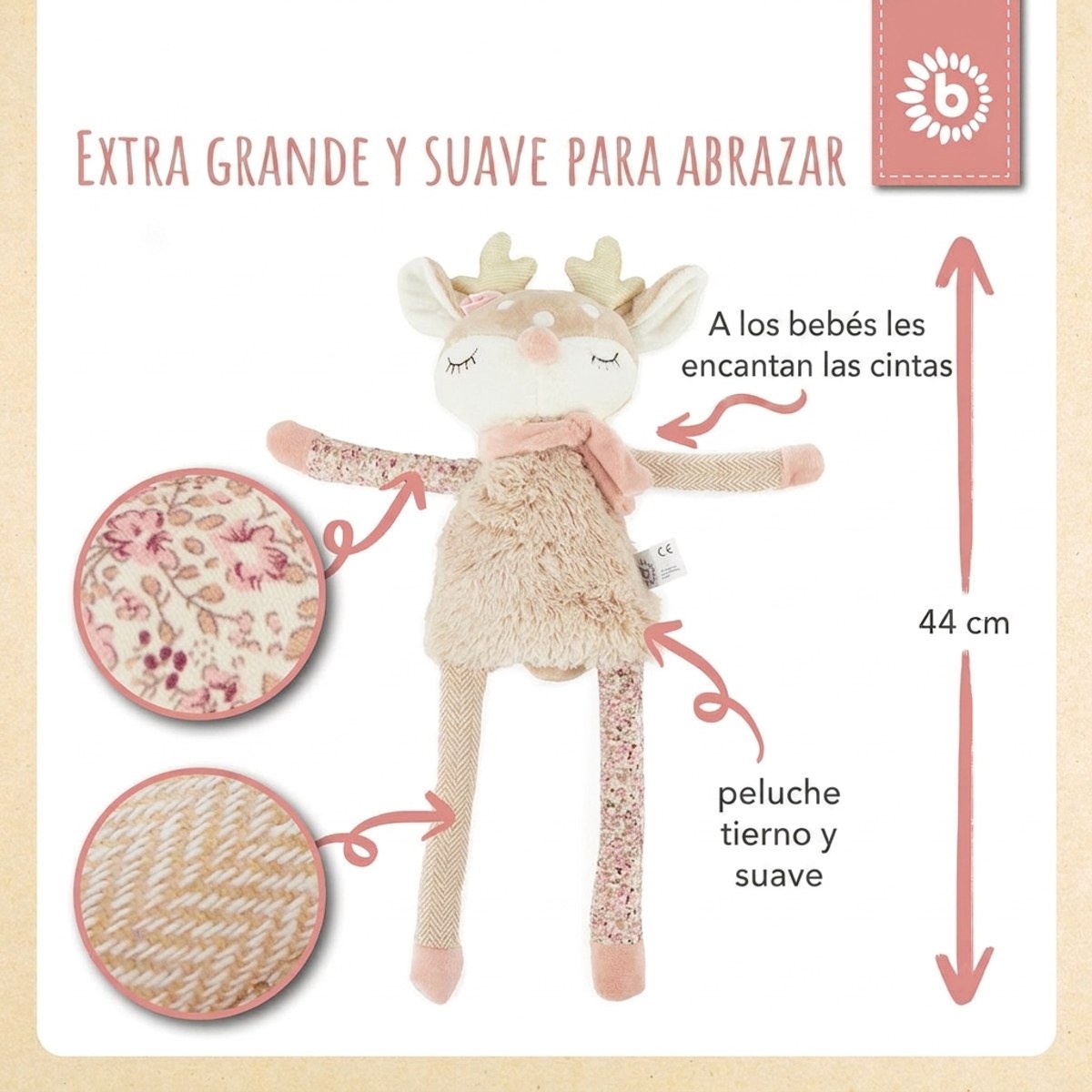 Spielfigur Reh Ella - ES Infographic