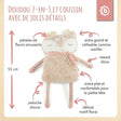 Kuschelkissen Reh Ella - FR Infographic