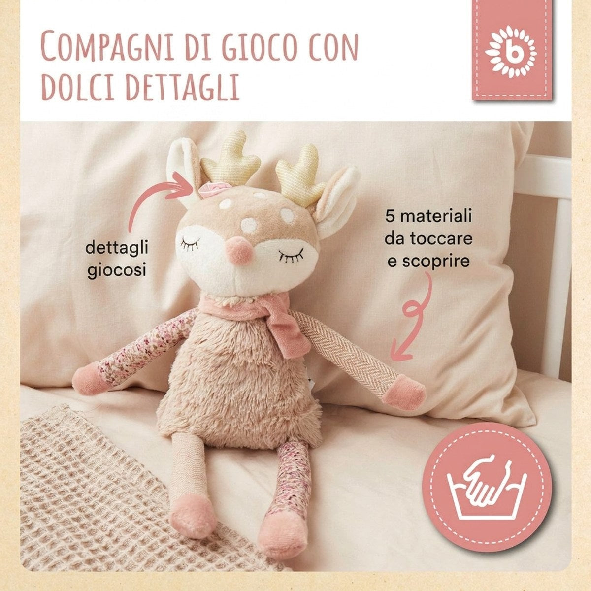 Spielfigur Reh Ella - IT Infographic