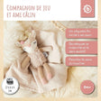 Spielfigur Reh Ella mit Rassel - FR Infographic