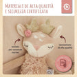 Spielfigur Reh Ella mit Rassel - IT Infographic
