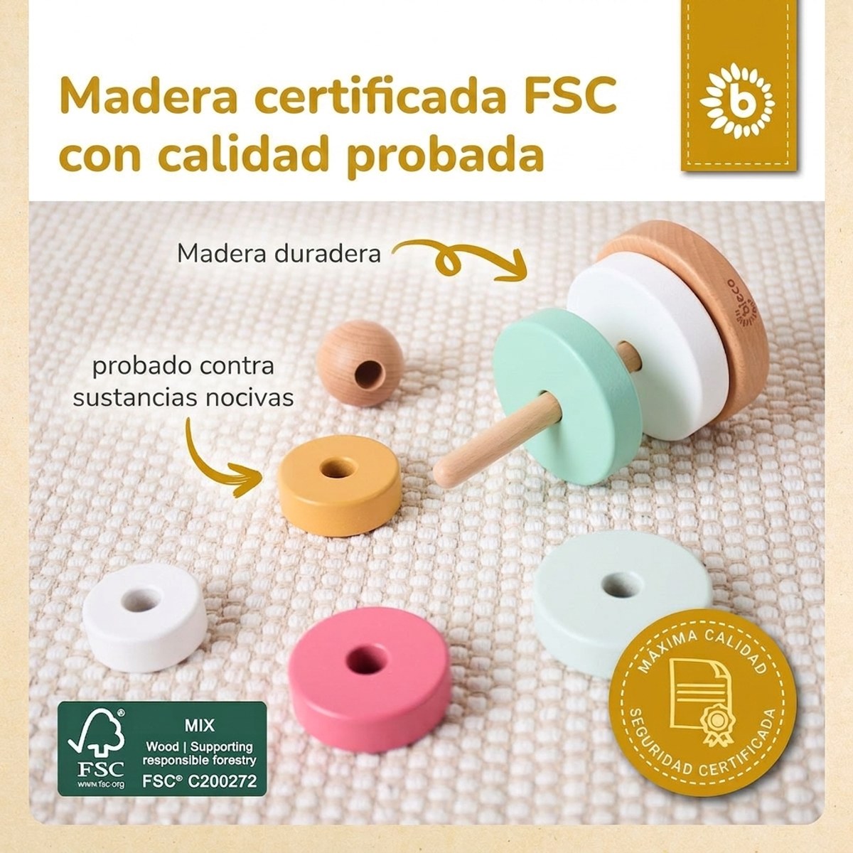 STAPELTURM BERRY FSC® - ES Infographic