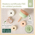 STAPELTURM HASE FINE FSC® - ES Infographic