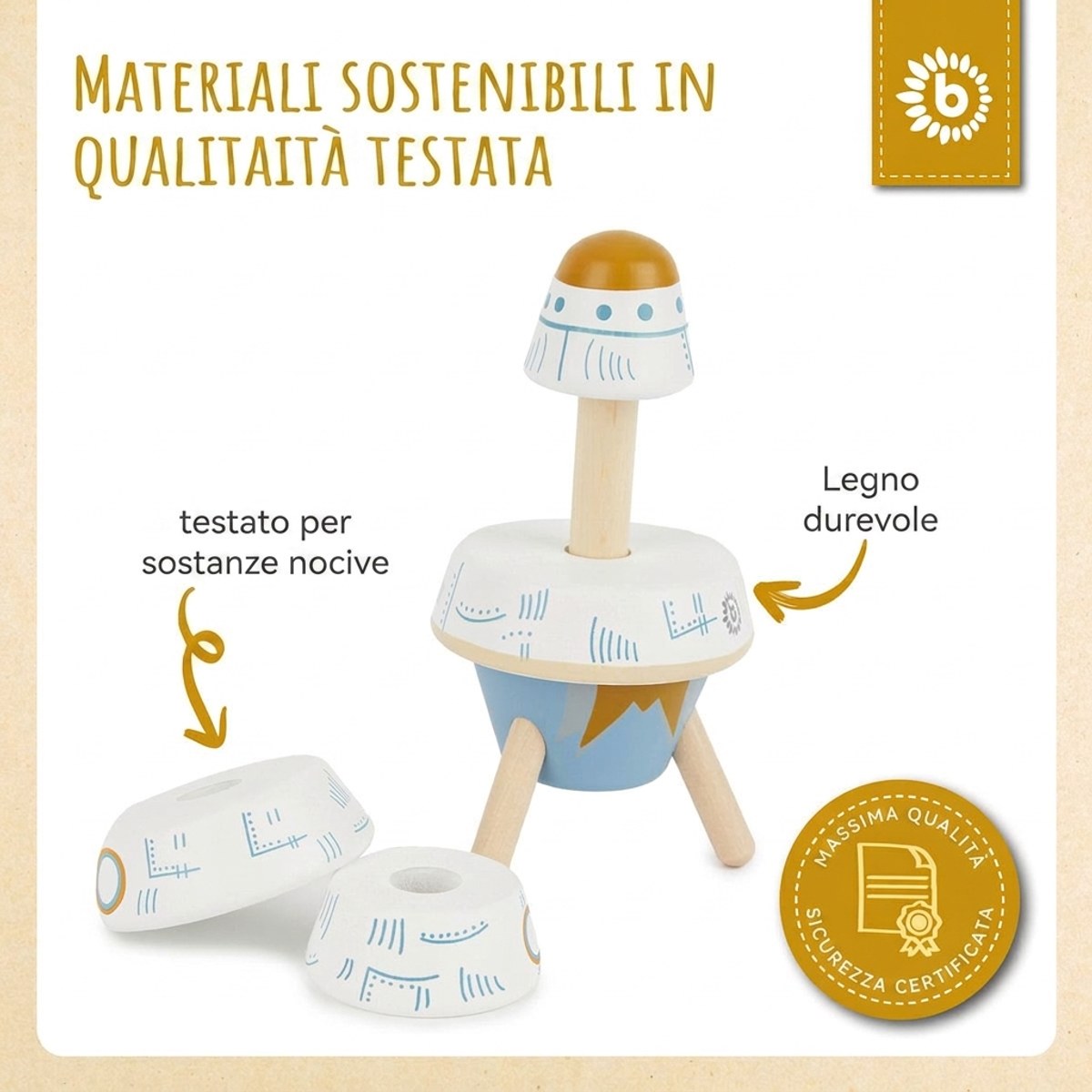 Rakete Stapelturm - IT Infographic