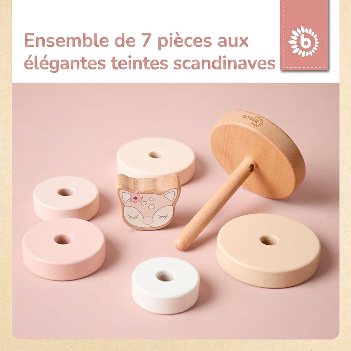 STAPELTURM REH ELLA FSC® - FR Infographic
