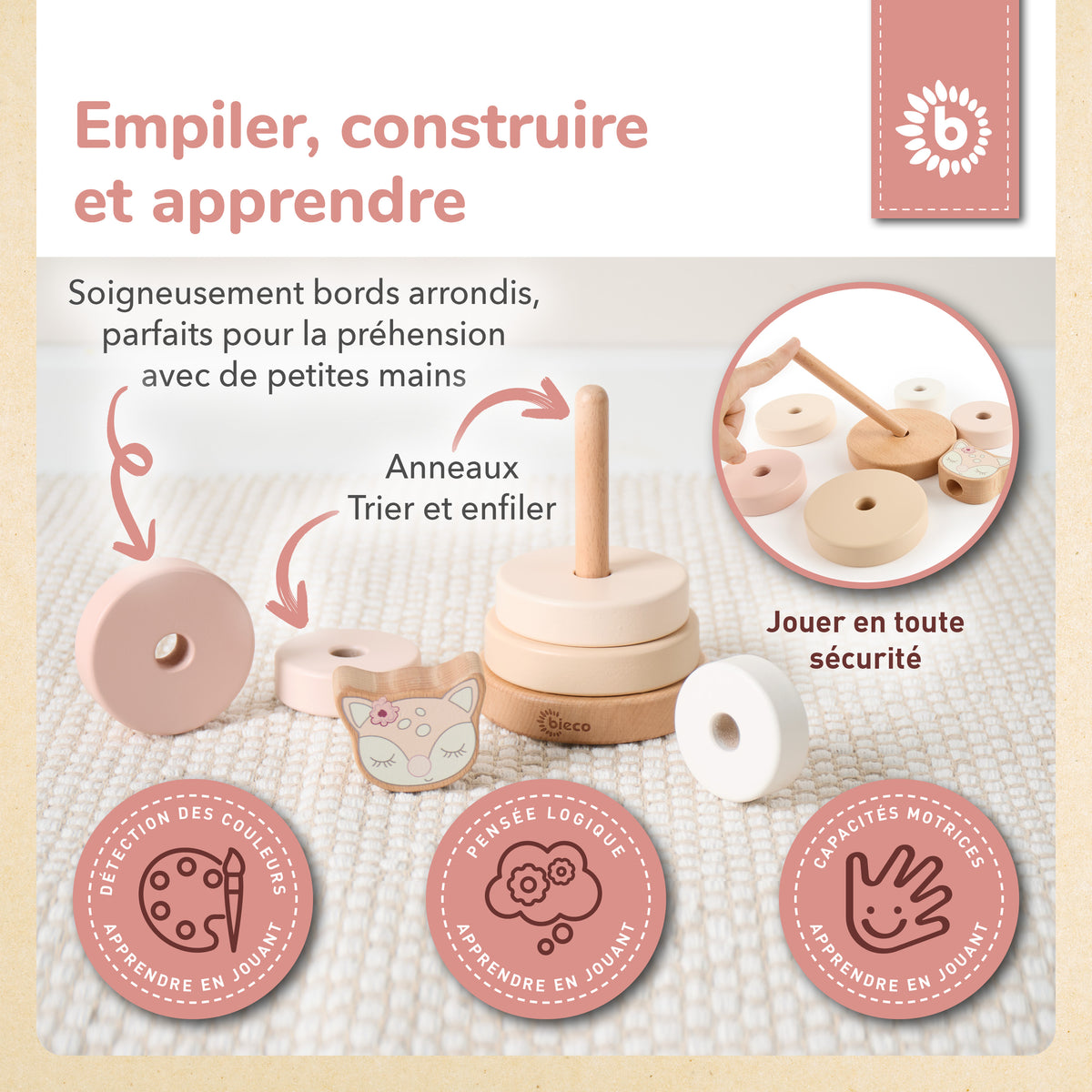 STAPELTURM REH ELLA FSC® - FR Infographic
