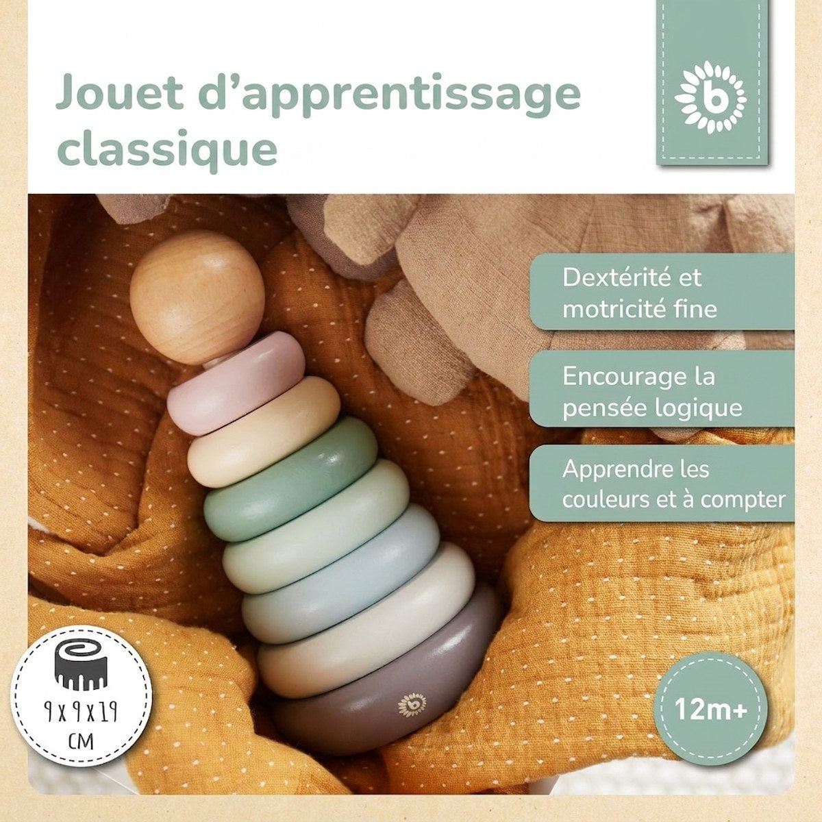 Stapelturm rose FSC® - FR Infographic