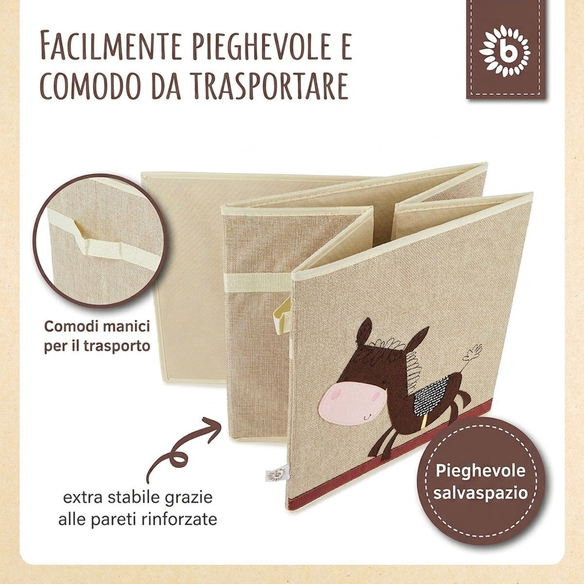Aufbewahrungsbox Esel - IT Infographic